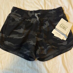 Athleta Black and Gray Athletic Shorts